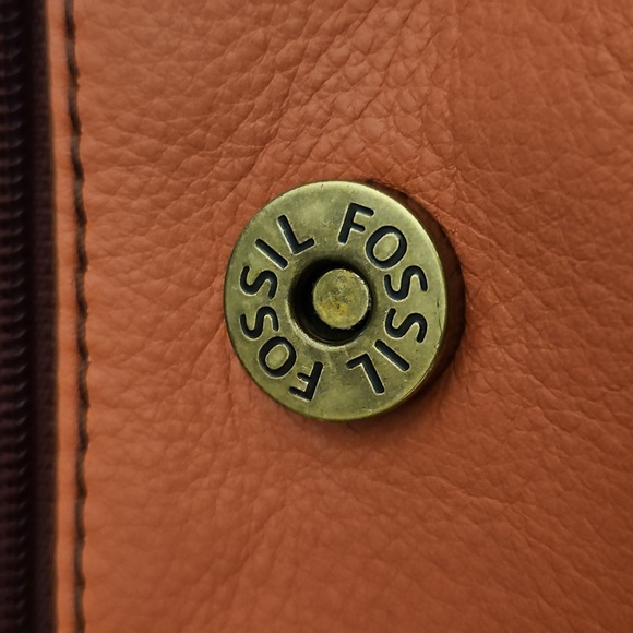 FOSSIL Multi-color Colorblock Leather Crossbody Messenger Mini Bag - Picture 12 of 14